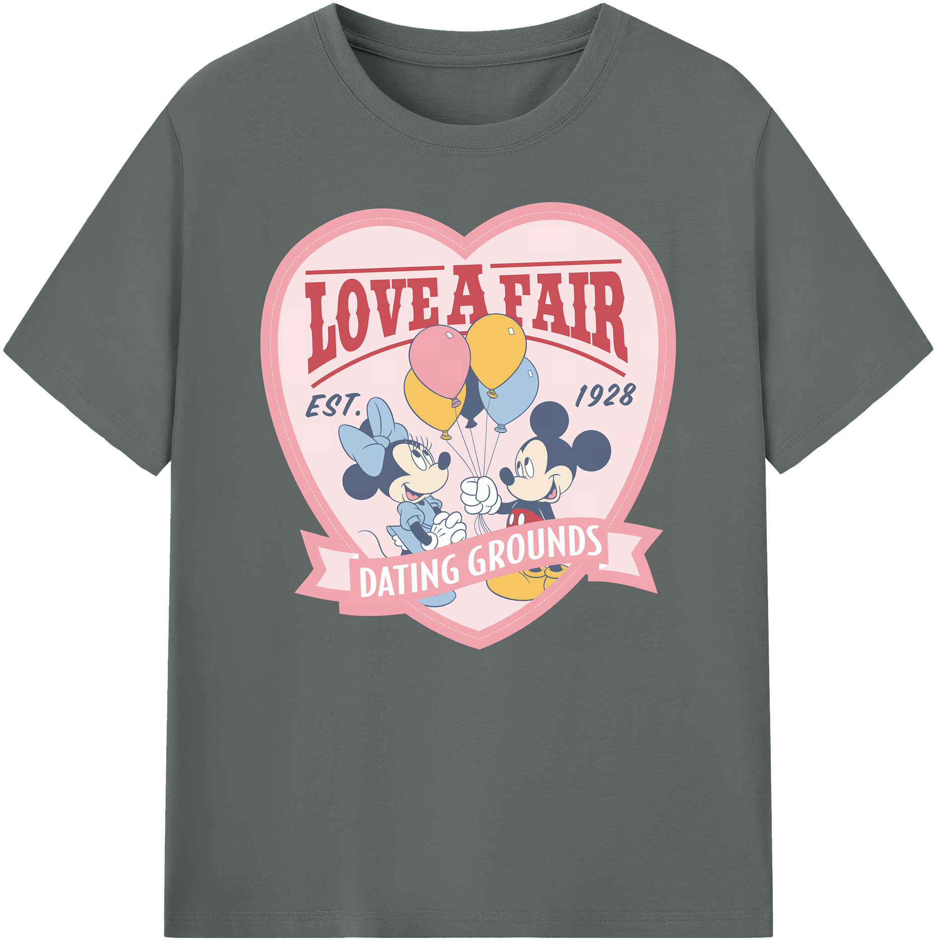 ミッキーマウス Mickey Mouse 綿100％ メンズ半袖Tシャツ｜肌触りやわらか＆通気性